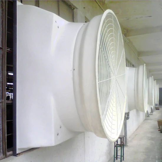 ODM OEM 맞춤 설계 온실 냉각탑 배기 콘 섬유유리 FRP 팬