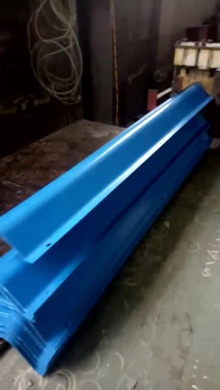 블루 U 유형 PVC 냉각탑 드리프트 제거기